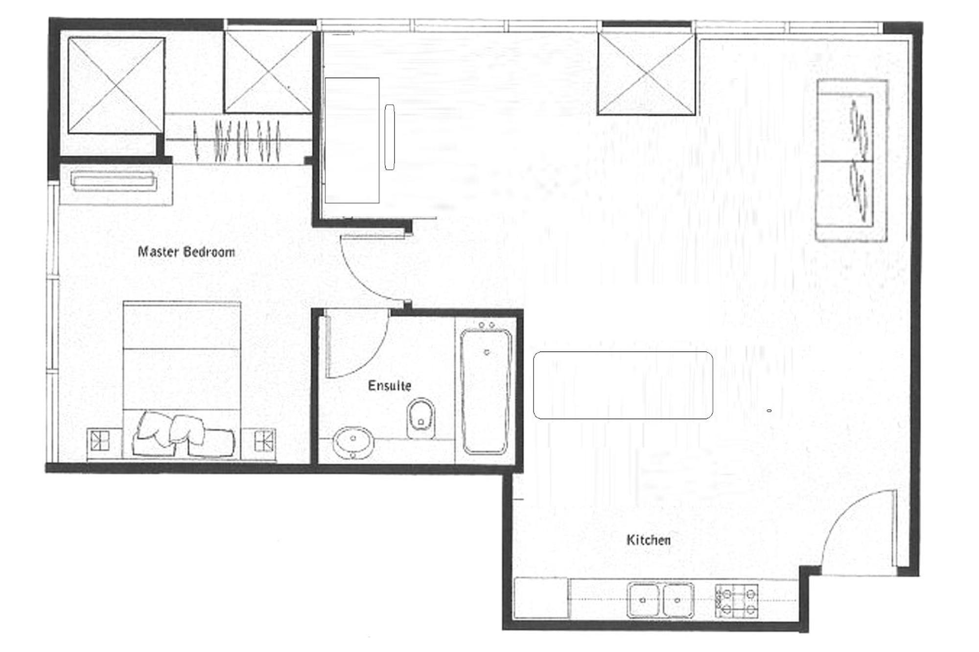Sky Villas Apartments Bangkok Rom bilde